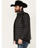 Moonshine Spirit Men's Puffer Zip Vest, Charcoal, hi-res