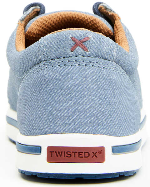 Image #5 - Wrangler By Twisted X Boys' Kicks Casual Shoes - Moc Toe , Blue, hi-res