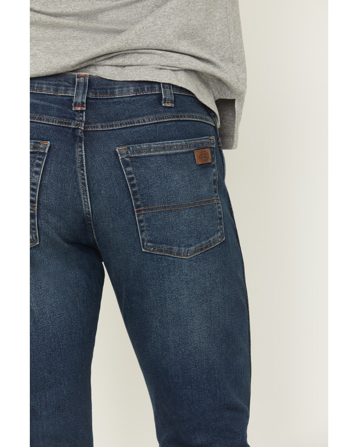 Image #4 - Dickies Men's FLEX Medium Wash Relaxed Fit Straight Carpenter Jeans, Medium Wash, hi-res