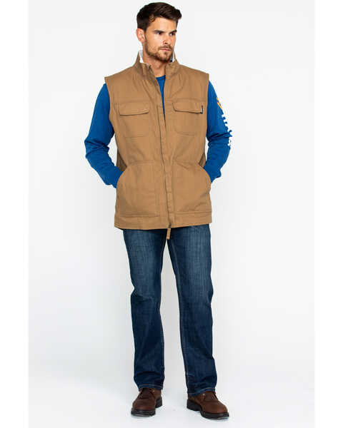 Image #6 - Hawx® Men's Canvas Work Vest, , hi-res