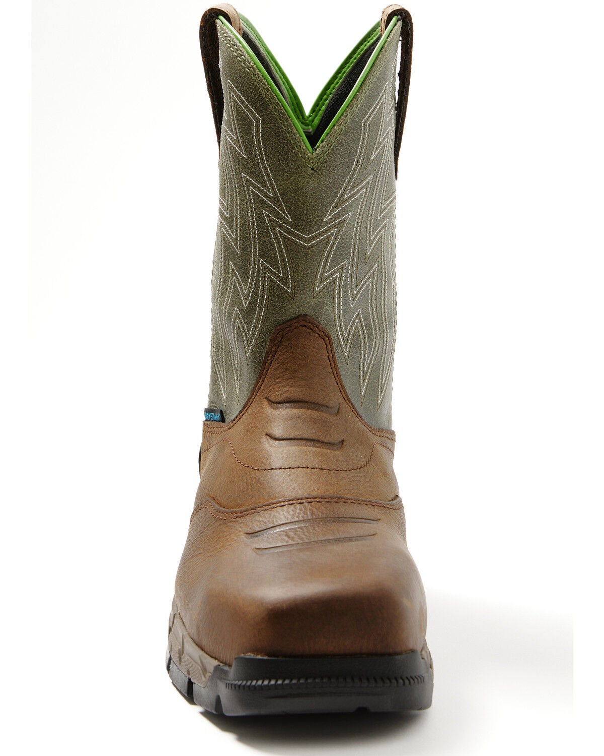 Image #4 - Ariat Men's Rebar Flex H2O Western Work Boots - Composite Toe, Chocolate, hi-res