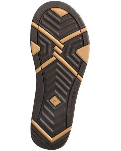 Image #6 - Twisted X Women's Tooled Studded Sandals, Tan, hi-res