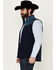 Image #2 - RANK 45® Men's Ranbull Softshell Vest, Medium Blue, hi-res