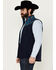 Image #2 - RANK 45® Men's Ranbull Softshell Vest , Medium Blue, hi-res