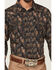 Image #3 - Cody James Men's Desert Dapper Paisley Print Long Sleeve Snap Western Shirt - Tall, Navy, hi-res