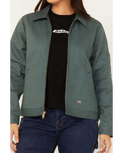 Image #3 - Dickies Women's Unlined Eisenhower Jacket , Green, hi-res