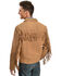 Scully Men's Fringed Suede Leather Short Jacket, Bourbon, hi-res