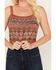 Image #3 - Cleo + Wolf Women's Cropped Sweater Cami, Beige/khaki, hi-res