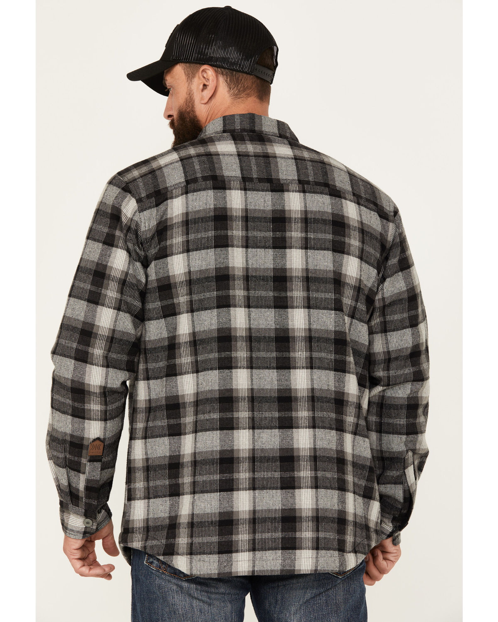 Dakota Grizzly Men s Ivan Plaid Print Sherpa Lined Flannel Shirt Jacket Sheplers