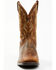 Image #4 - Durango Men's Westward Roughstock Western Boots - Broad Square Toe, Brown, hi-res