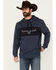 Kimes Ranch Men's Ripon Hooded Sweatshirt, Navy, hi-res