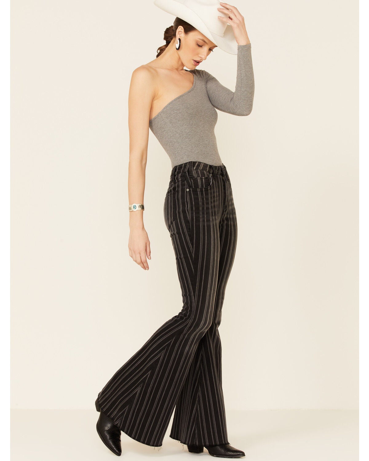 Striped Bell Bottom Jeans | Sheplers