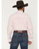 Image #4 - Wrangler X Cody Johnson Men's Striped Long Sleeve Button-Down Western Shirt, White, hi-res