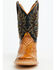 Image #4 - Cody James Men's Exotic Ostrich Patchwork Western Boots - Broad Square Toe, Tan, hi-res