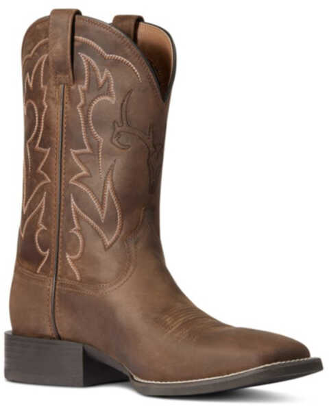 Image #1 - Ariat Men's Sport Outdoor Performance Western Boots - Broad Square Toe , Brown, hi-res