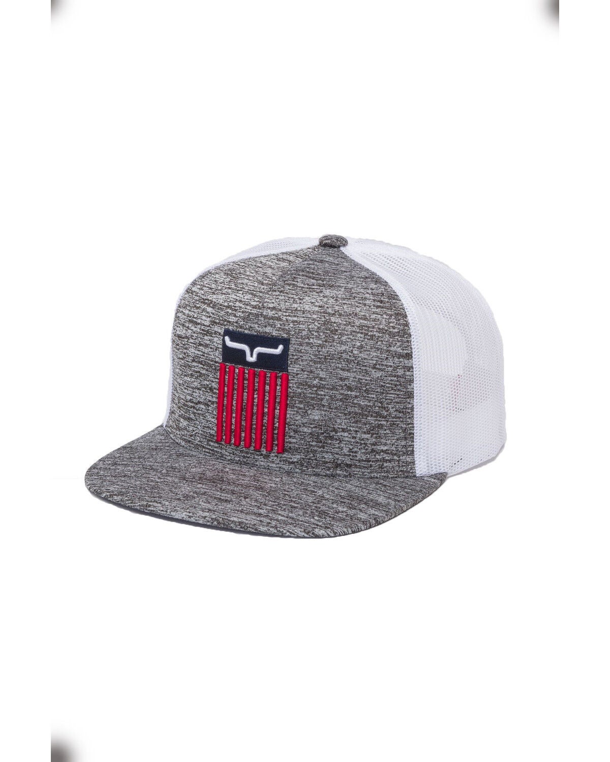 Kimes Ranch Men's Cody Twill Mesh Ball Cap, Heather Grey, hi-res