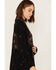 Image #2 - Shyanne Women's Patchwork Duster Kimono, Black, hi-res