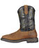 Image #4 - Ariat Men's WorkHog® Waterproof Work Boots - Steel Toe, Aged Bark, hi-res
