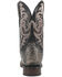 Image #5 - Dan Post Men's Dillinger Full Quill Ostrich Western Boots - Broad Square Toe , Grey, hi-res