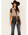 Image #1 - Miss Me Women's Crochet Fringe Vest, Cream, hi-res