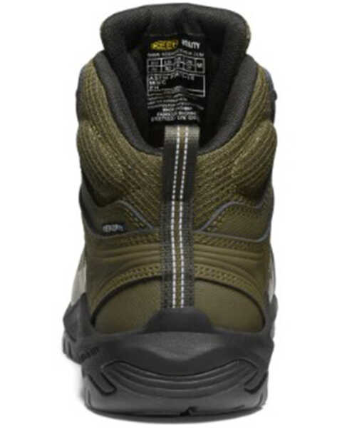 Image #3 - Keen Men's Reno 6" Mid Waterproof Work Boots - Composite Toe, Olive, hi-res