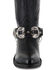 Almax Women's Studded Leather Boot Bracelet, Black, hi-res