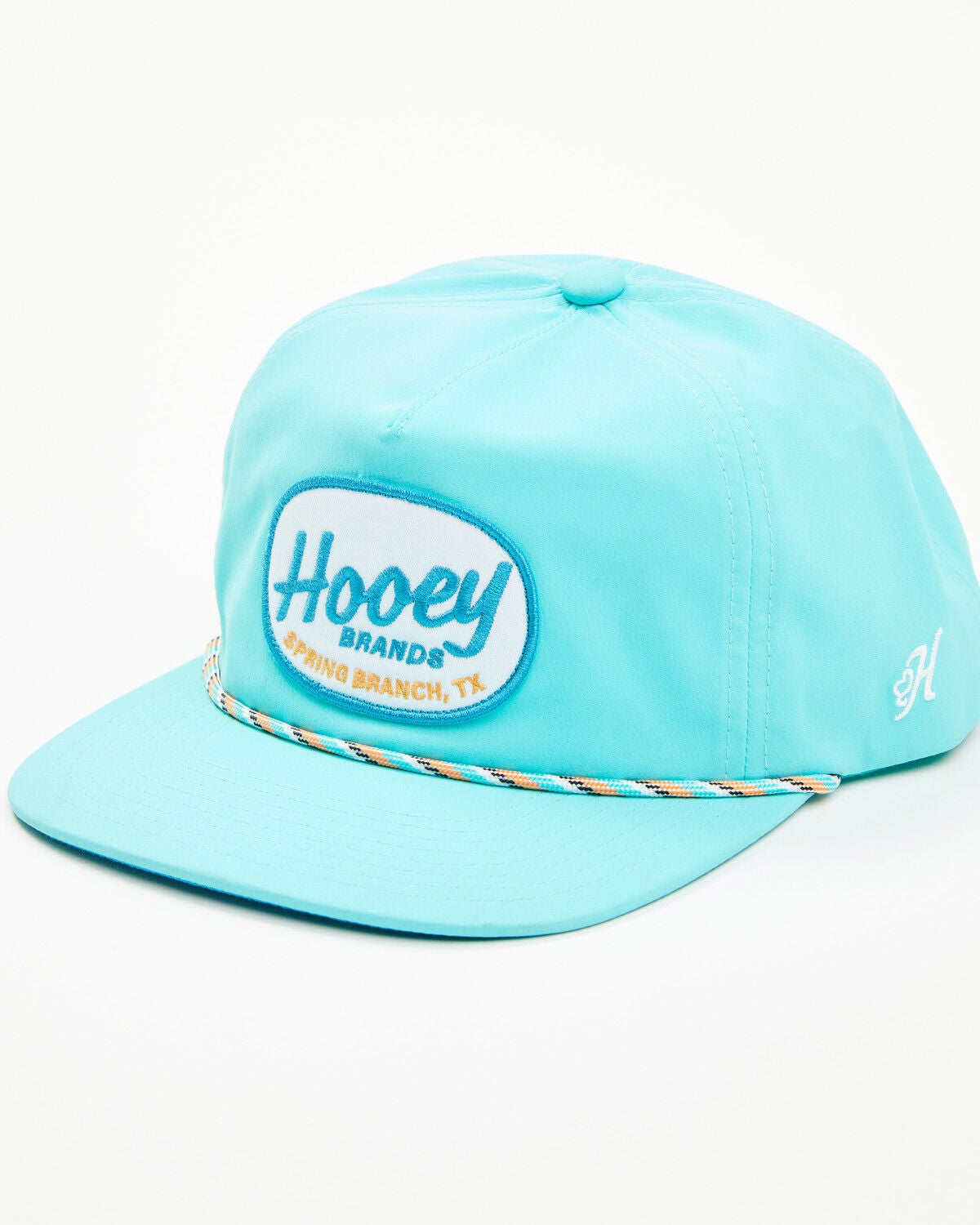 Hooey Men's Local Trucker Cap, Turquoise, hi-res