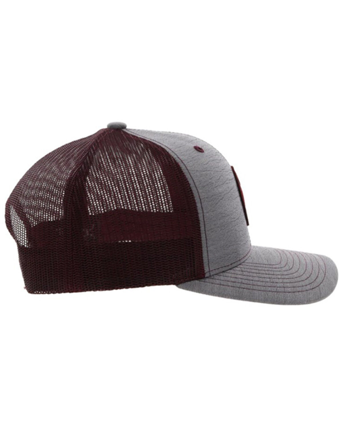 Image #5 - Hooey Men's Cayman Logo FlexFit Trucker Cap, Grey, hi-res