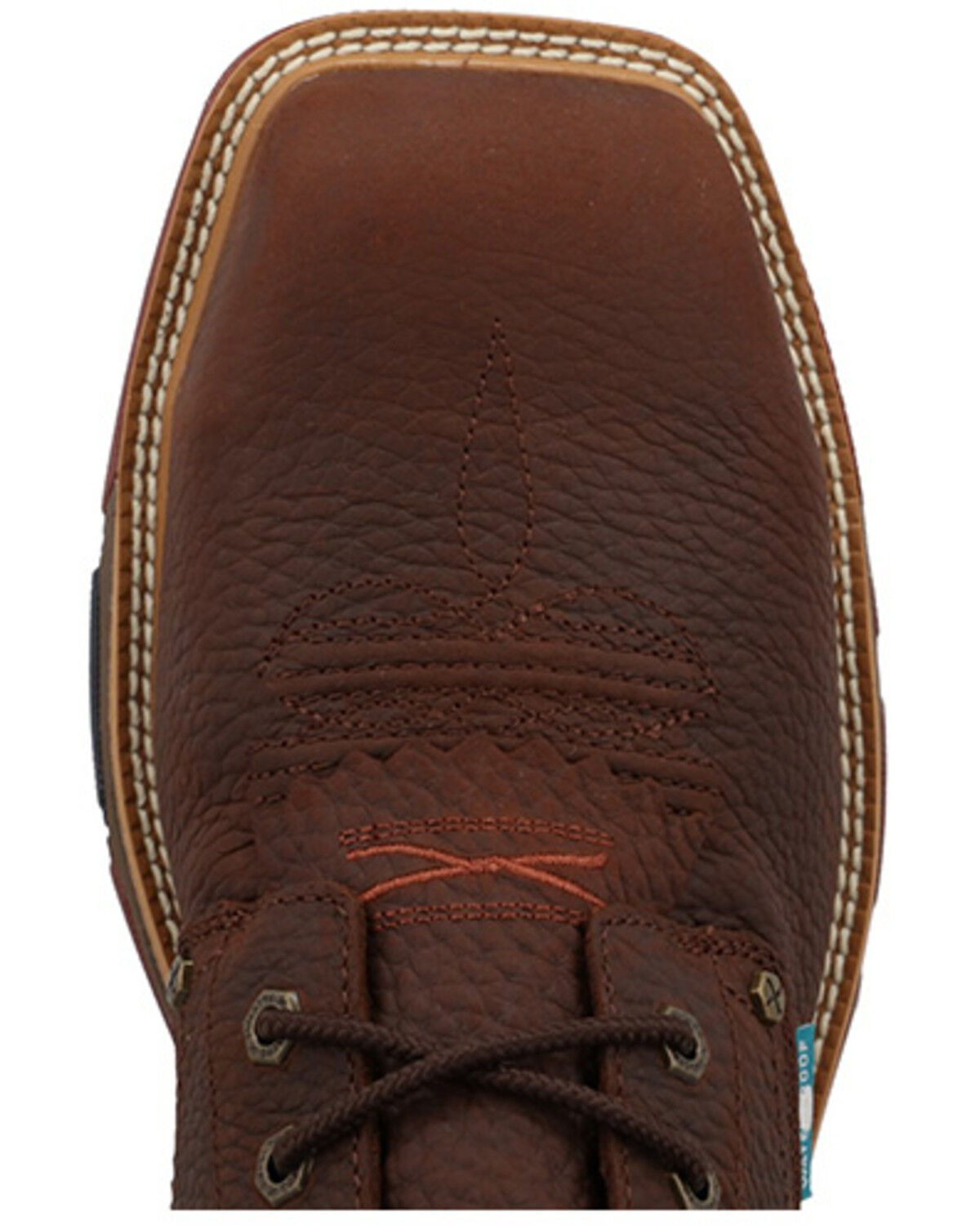 Image #6 - Twisted X Men's 6" CellStretch® Lacer Work Boots - Nano Toe, Coffee, hi-res