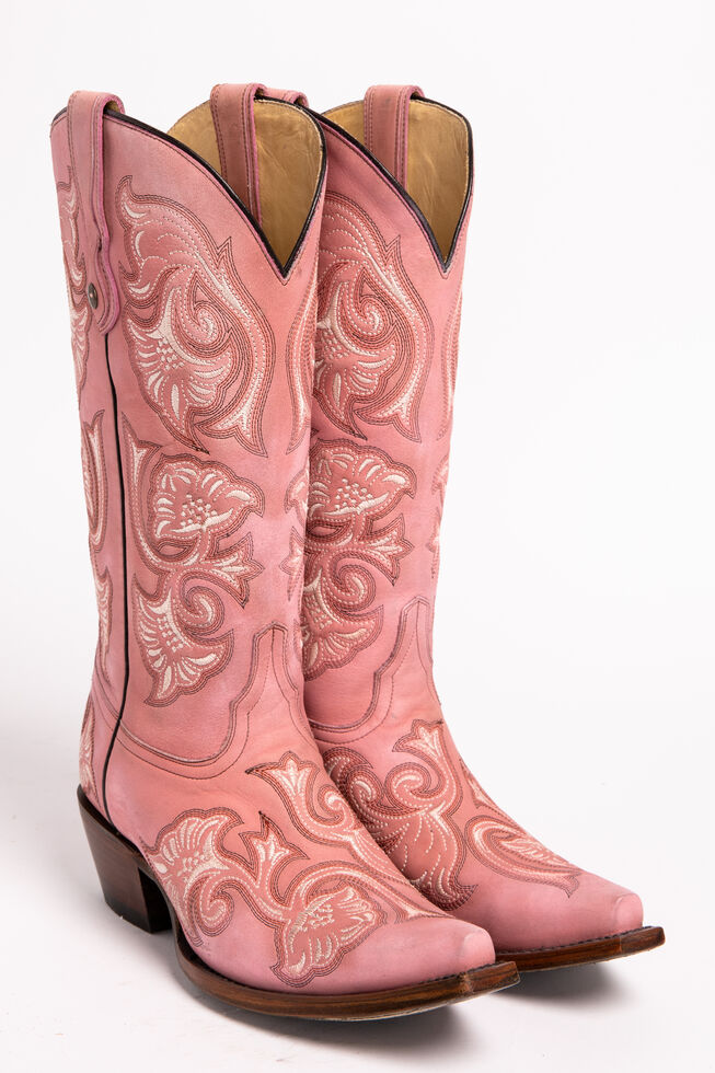 cowgirl boots floral