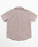 Image #3 - Cody James Toddler Boys' Printed Short Sleeve Snap Western Shirt, Burgundy, hi-res
