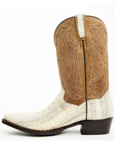 Image #3 - Dan Post Men's Exotic Snake Skin Western Boots - Snip Toe, Tan, hi-res