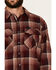 Image #3 - ATG™ by Wrangler Men's All Terrain Men's Coffee Plaid Thermal Lined Long Sleeve Western Flannel Shirt - Big & Tall, , hi-res