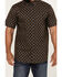 Image #3 - Cody James Men's Lampshade Paisley Print Short Sleeve Button-Down Stretch Western Shirt, Brown, hi-res