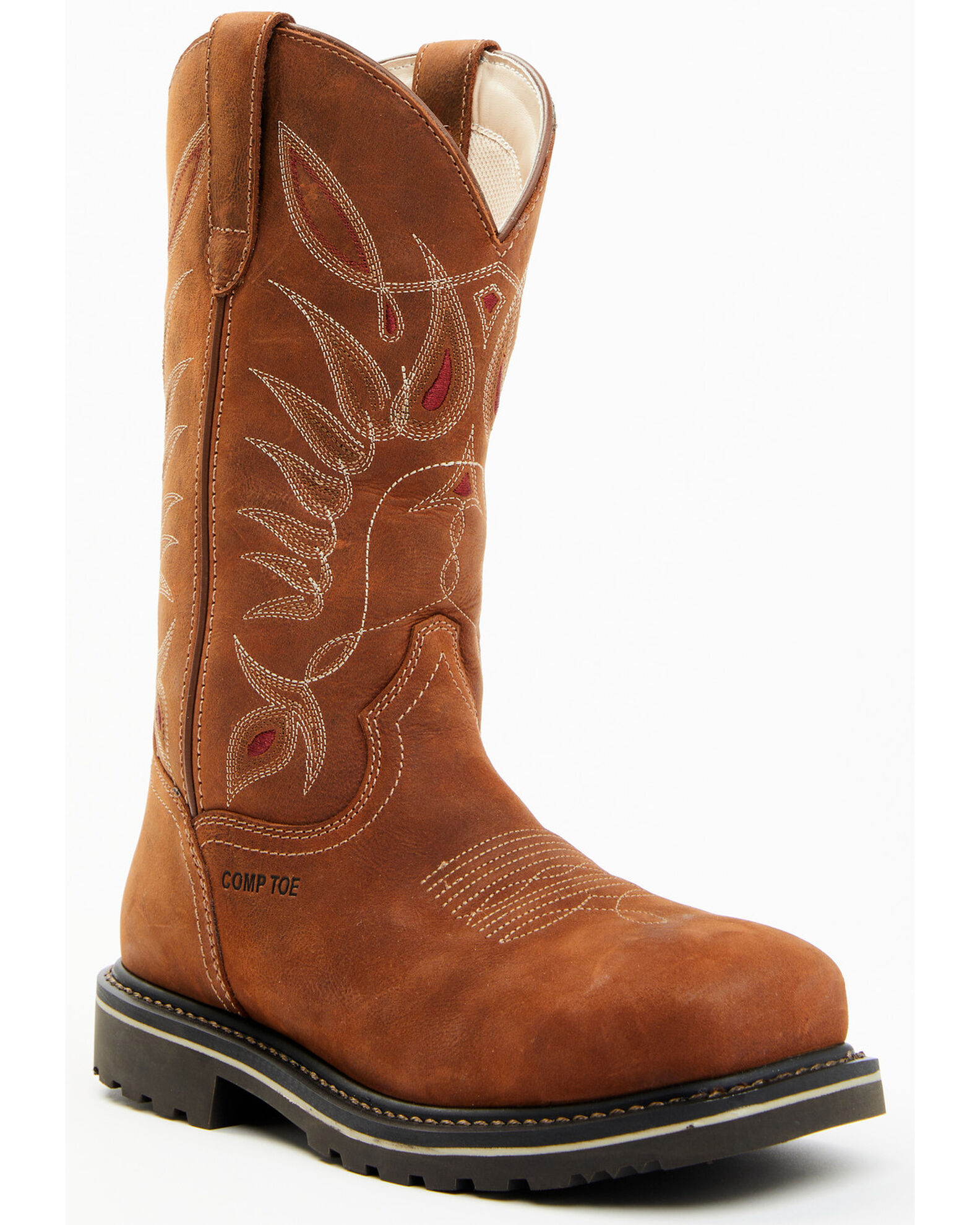 Shyanne Women s 11 Pull On Western Work Boots Composite Toe