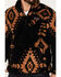 Image #3 - Hooey Men's Southwestern Print Fleece Pullover , Black, hi-res