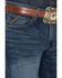 Image #2 - Ariat Men's M4 Medium Wash Legacy Bootcut Stretch Denim Jeans, Blue, hi-res