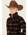 Image #2 - Rock & Roll Denim Boys' Southwestern Print 1/4 Zip Pullover, Brown, hi-res