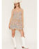 Image #1 - Angie Women's Floral Print Sleeveless Mini Dress, Multi, hi-res
