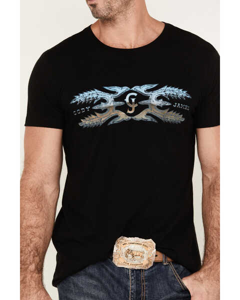 Image #3 - Cody James Men's Boot Stitch Short Sleeve Graphic T-Shirt, Black, hi-res