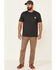 North River Men's Rough Ridge Chino Regular Fit Pants , Dark Brown, hi-res