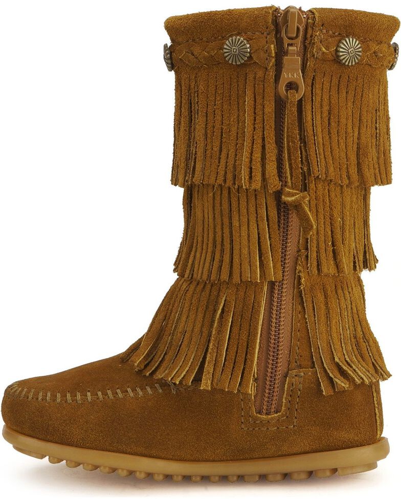 Girls' Fringed Suede Boots Sheplers