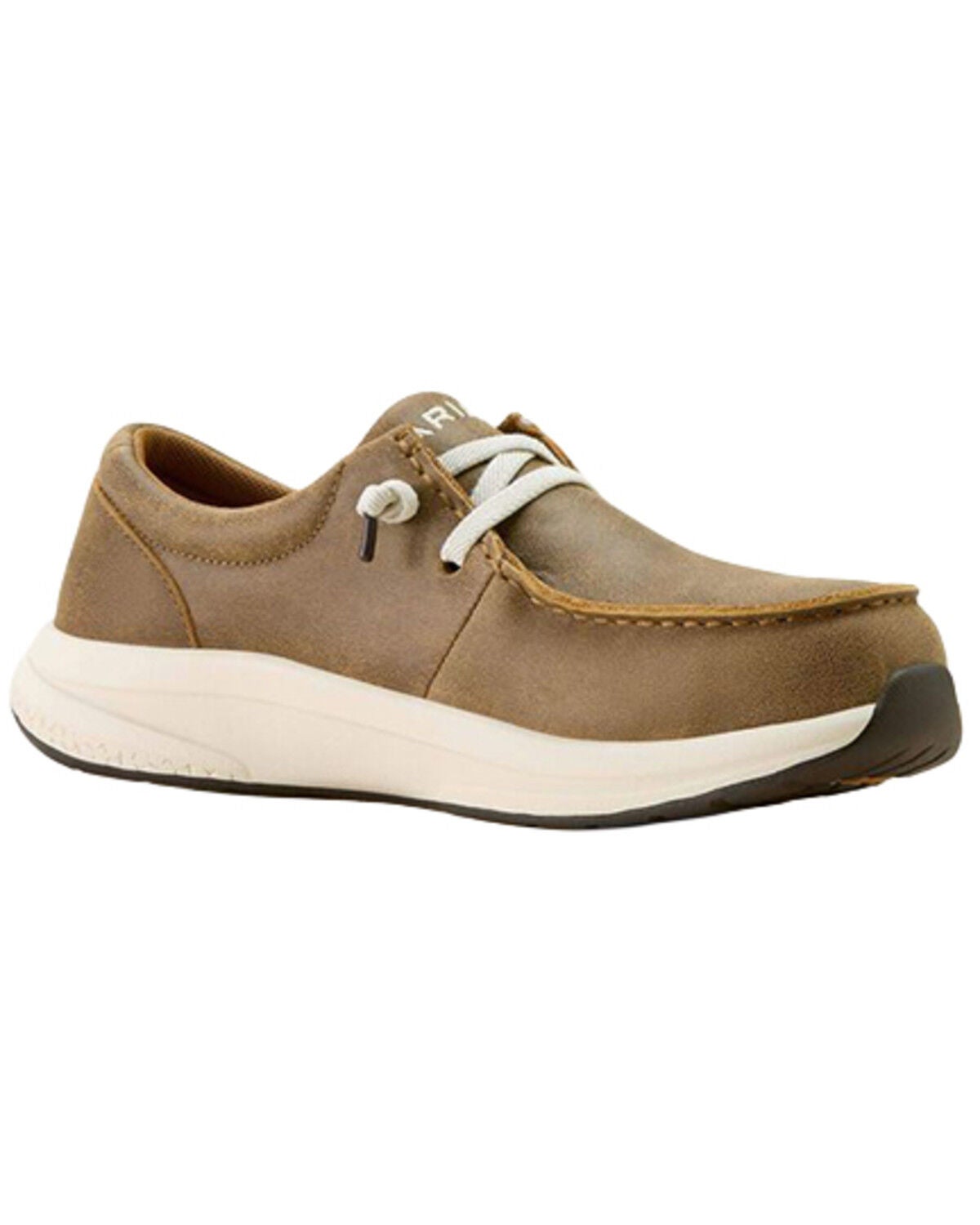 Image #1 - Ariat Men's Buckeye Moc Work Shoes - Steel Toe, Brown, hi-res