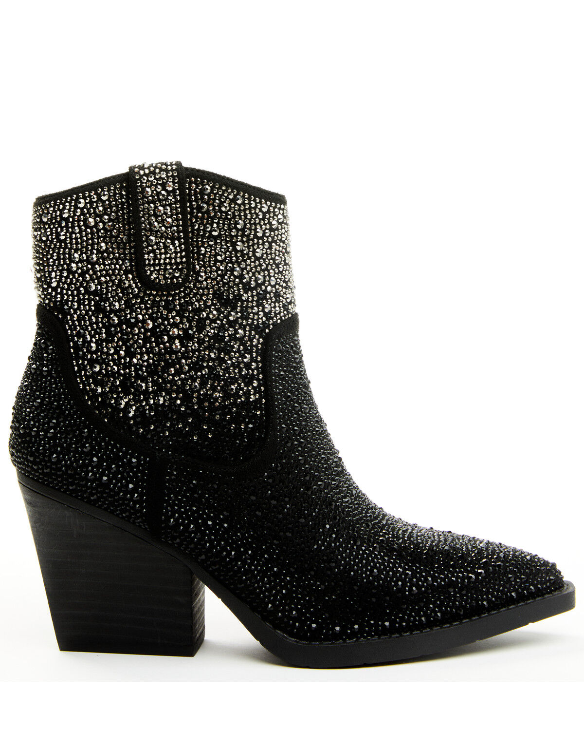 Image #2 - Very G Women's Maya Fashion Booties - Snip Toe, Black, hi-res