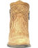 Circle G Women's Cutout Booties - Round Toe, Tan, hi-res