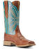 Ariat Women's Odessa Stretchfit Performance Western Boots - Broad Square Toe , Brown, hi-res