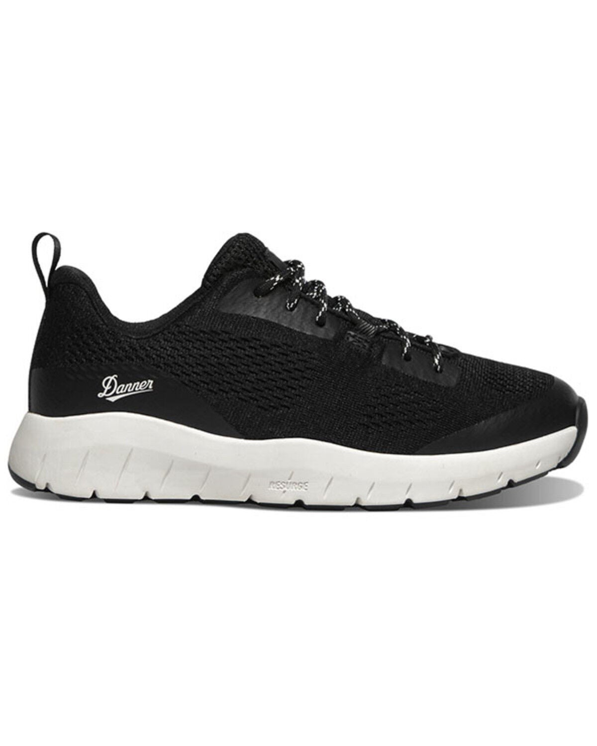 Image #2 - Danner Women's Run Time 3 ESD Work Sneakers - Soft Toe, Black/white, hi-res