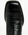 Image #6 - Ariat Men's Booker Crocodile Print Chelsea Boots - Broad Square Toe, Black, hi-res