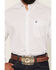 Image #3 - Ariat Men's Pace Geo Print Long Sleeve Button-Down Western Shirt - Big, White, hi-res