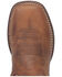 Dan Post Men's Killeen Western Performance Boots - Broad Square Toe, Distressed Brown, hi-res